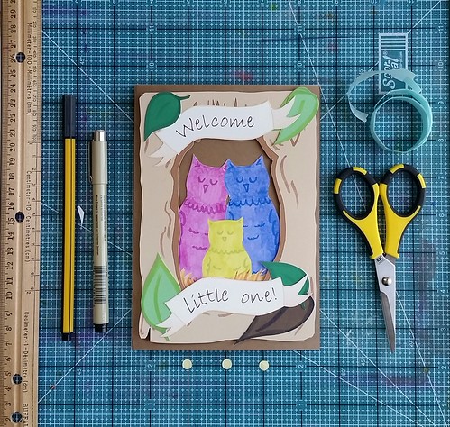 Welcome Little One New Baby Card