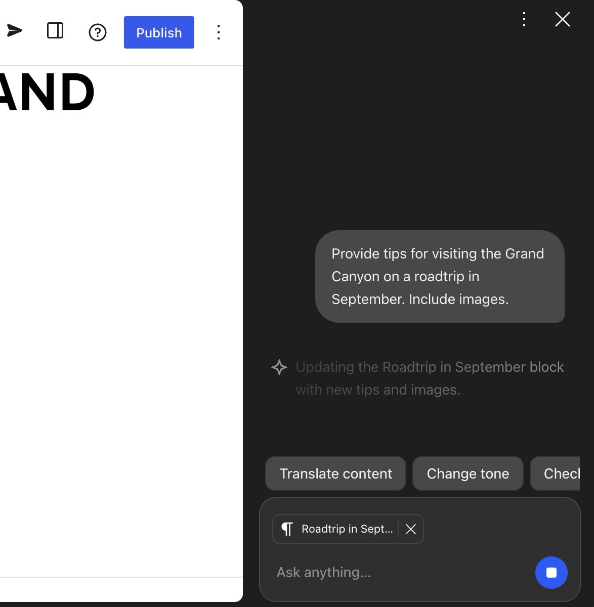 The AI Assistant working on creating the content requested in the prompt.