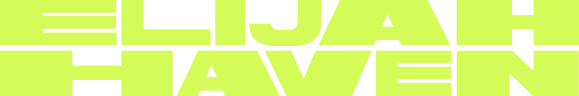 Elijah Haven name in bright green and bold text
