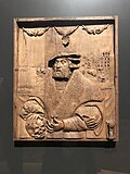 Relief sculpture portrait of Bartholomäus Welser in pearwood, c. 1530