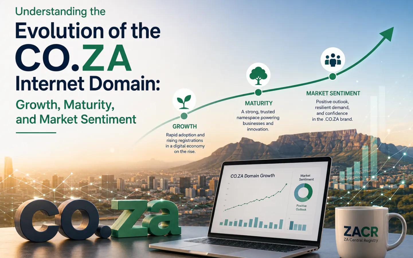 Understanding the Evolution of the CO.ZA Internet Domain: Growth, Maturity, and Market Sentiment