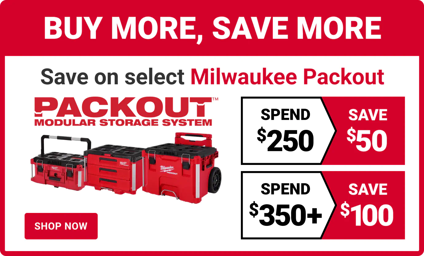 Buy More, Save More - Save on select Milwaukee Packout