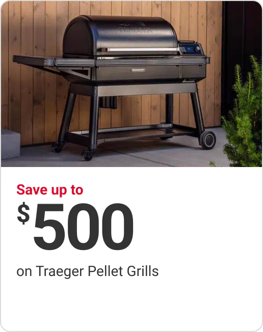 Save up to $500 on Traeger Pellet Grills