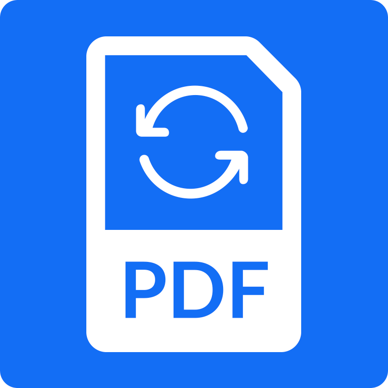 Updating PDF icon symbolizing updating pdf content