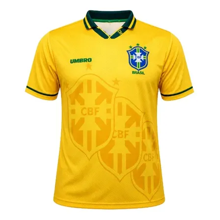 Camisa Brasil Masculina Versão Retrô Comemorativa