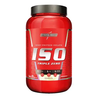 Integralmedica Iso Triple Zero Whey Protein Isolado Sabor Baunilha - Suplemento Alimentar Proteico - Pote 900g