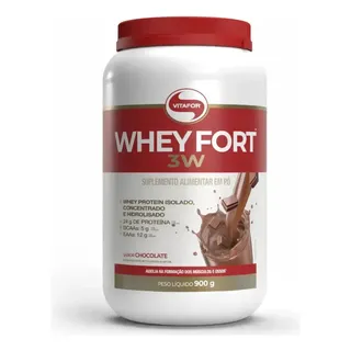 Whey Fort 3w 900g Chocolate Vitafor