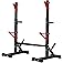 Squat Rack, CANPA Adjustable Barbell Rack Strength Training Barbell Stand with Dip Station Multi-Function Squat Stand Equipme
