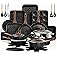 Pots and Pans Set Non Stick, 31 Piece Kitchen Induction Cookware & Bakeware Set, Nonstick Kitchen Cooking Pans Set with Fryin