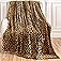 Edenleaf Leopard Print Blanket Fleece Throw for Bed Sofa Travel and Camping, Super Soft Cozy Fluffy Plush Cheetah Print Blank