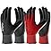 COOLJOB Gardening Gloves for Men, 2 Pairs Breathable Rubber Coated for Garden Weeding Landscaping, Outside Work for Lawn Yard
