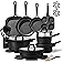 CAROTE 28PCS Pots and Pans Set, Nonstick Cookware Set Kitchen Non Stick Induction Titanium Cookware Non-toxic Granite Cooking