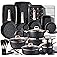 CAROTE 44pcs Pots and Pan Set Nonstick, Cookware Sets, Cooking Set Non Stick, Induction Cook Ware with Bakeware Set, Kitchen