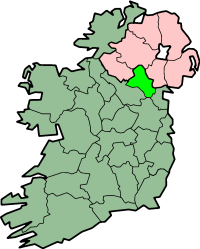 Kart som viser County Monaghan.