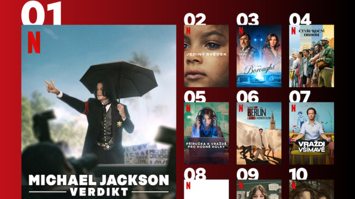 Netflix TOP 10 za 23. týden – Král popu sesadil všechny a kraluje Netflixu