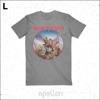 Iron Maiden - (T-SKJORTE) Vtge Trooper Circle - L