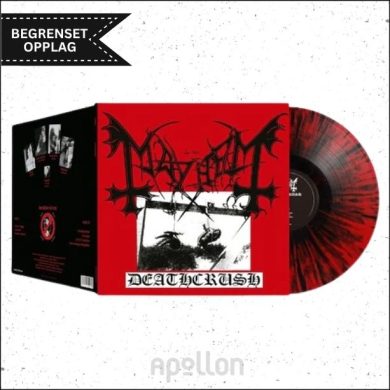 Mayhem - Deathcrush (Red/Black Splatter)