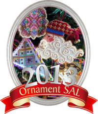 Stitching Lotus Ornament SAL