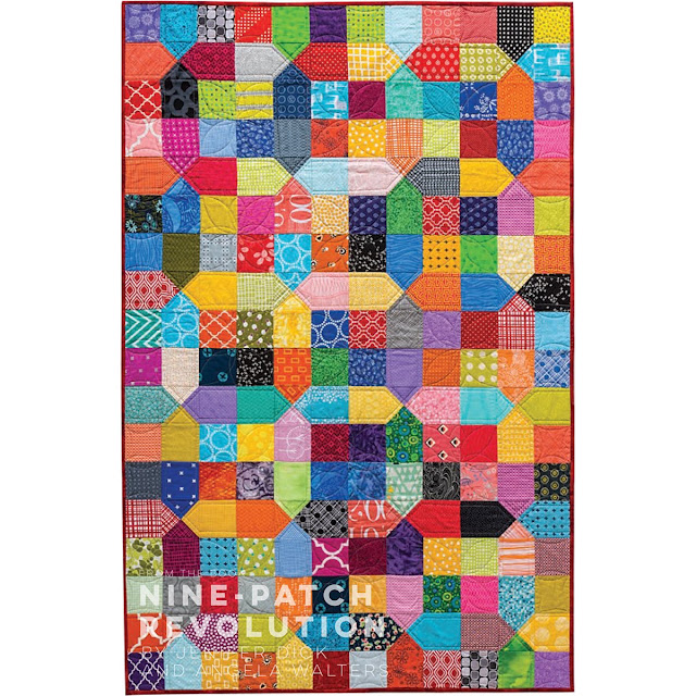 Nine Patch X quilt from Nine Patch Revolution book by Jenifer Dick and Angela Walters Nine Patch X quilt from Nine Patch Revolution book by Jenifer Dick and Angela Walters
