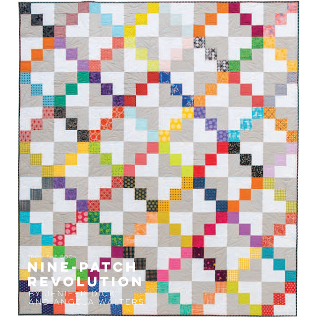 Nine Patch Chain quilt from Nine Patch Revolution book by Jenifer Dick and Angela Walters Nine Patch Chain quilt from Nine Patch Revolution book by Jenifer Dick and Angela Walters