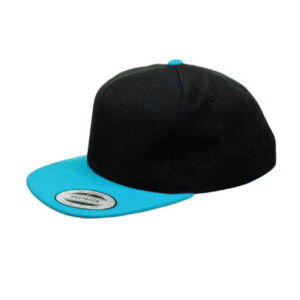 Classic Two Tone Flat Peak Cap