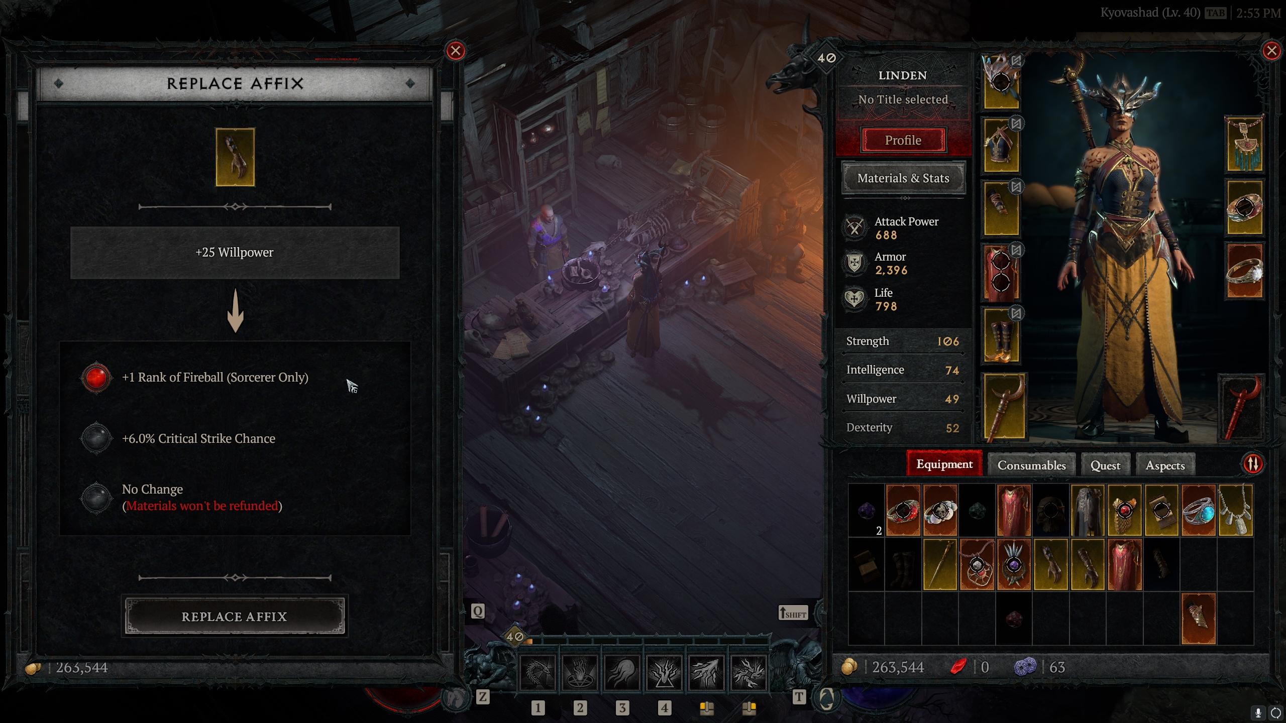 Diablo 4 item enchanting