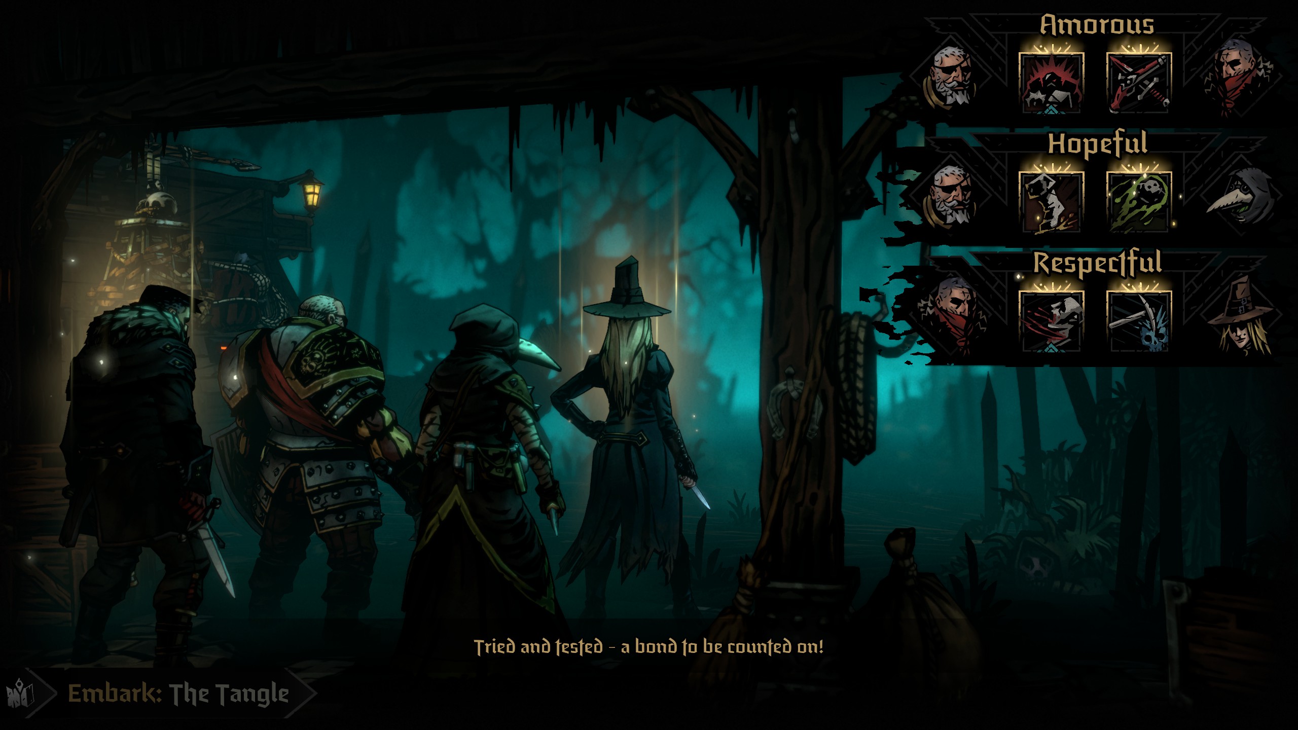 Darkest Dungeon 2 review - hero relationships