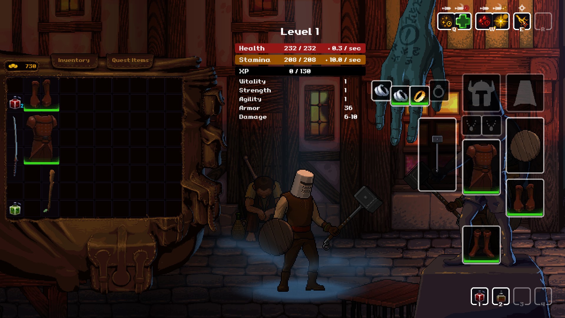 inventory in greedventory