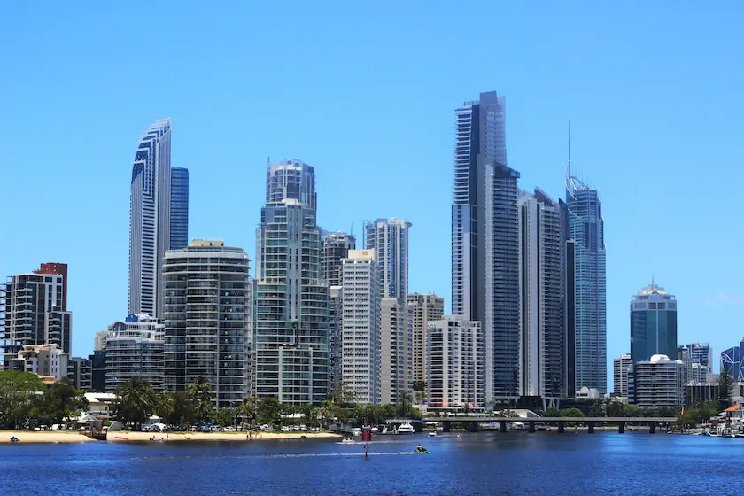 An image of Gold Coast super imposed with the text "Gold Coast"