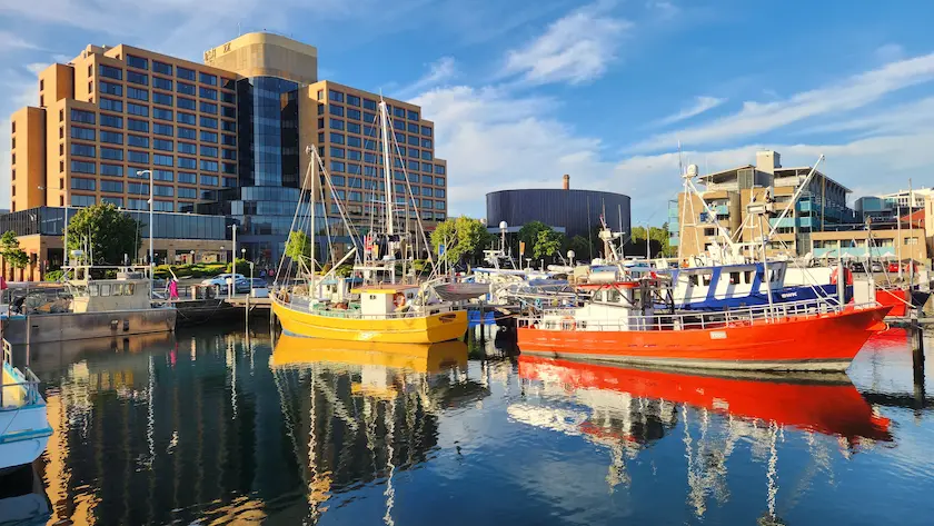 An image of Hobart super imposed with the text "Hobart"