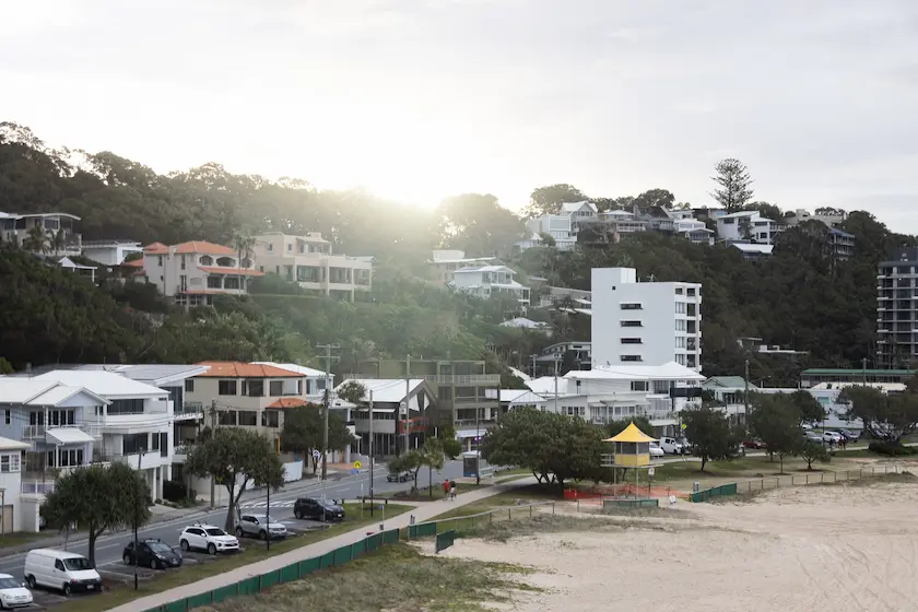 An image of Queensland super imposed with the text "Queensland"