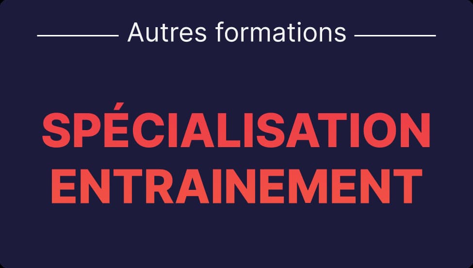Bannière de formation : Spécialisation en entraînement physique – autres formations