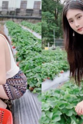 性感小妖精Queenta許伊兒出門自備「煉乳」採草莓 (11P)