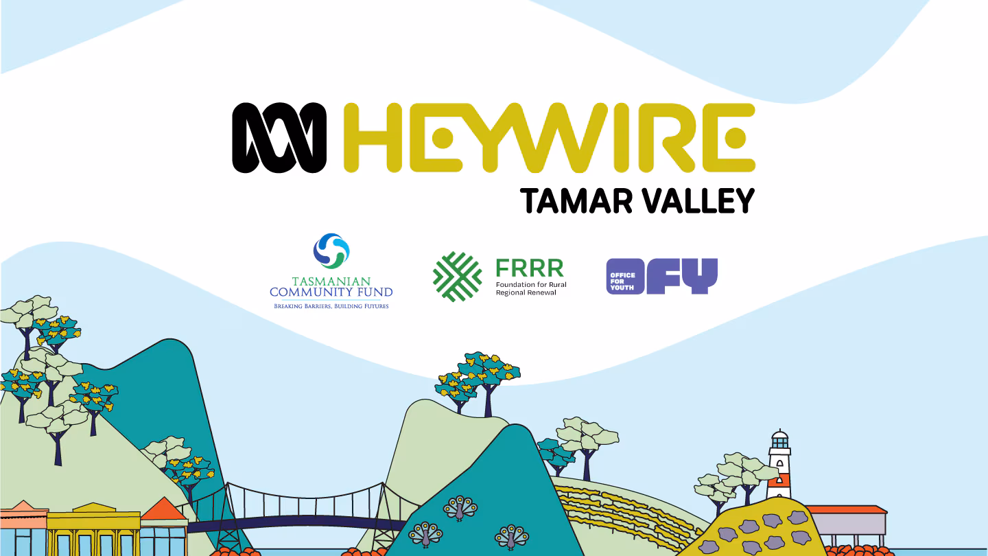 Heywire Tamar Valley logo.