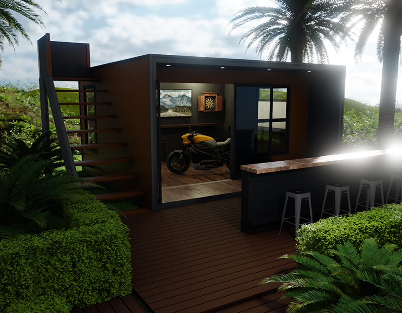 Man Pod Backyard Modular Space