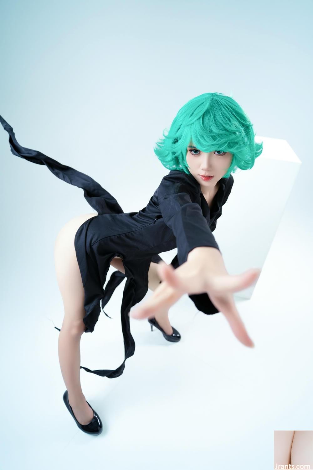 (مجموعة على الانترنت) PoppaChan cosplay تاتسوماكي &ndash; رجل اللكمة الواحدة (128P)