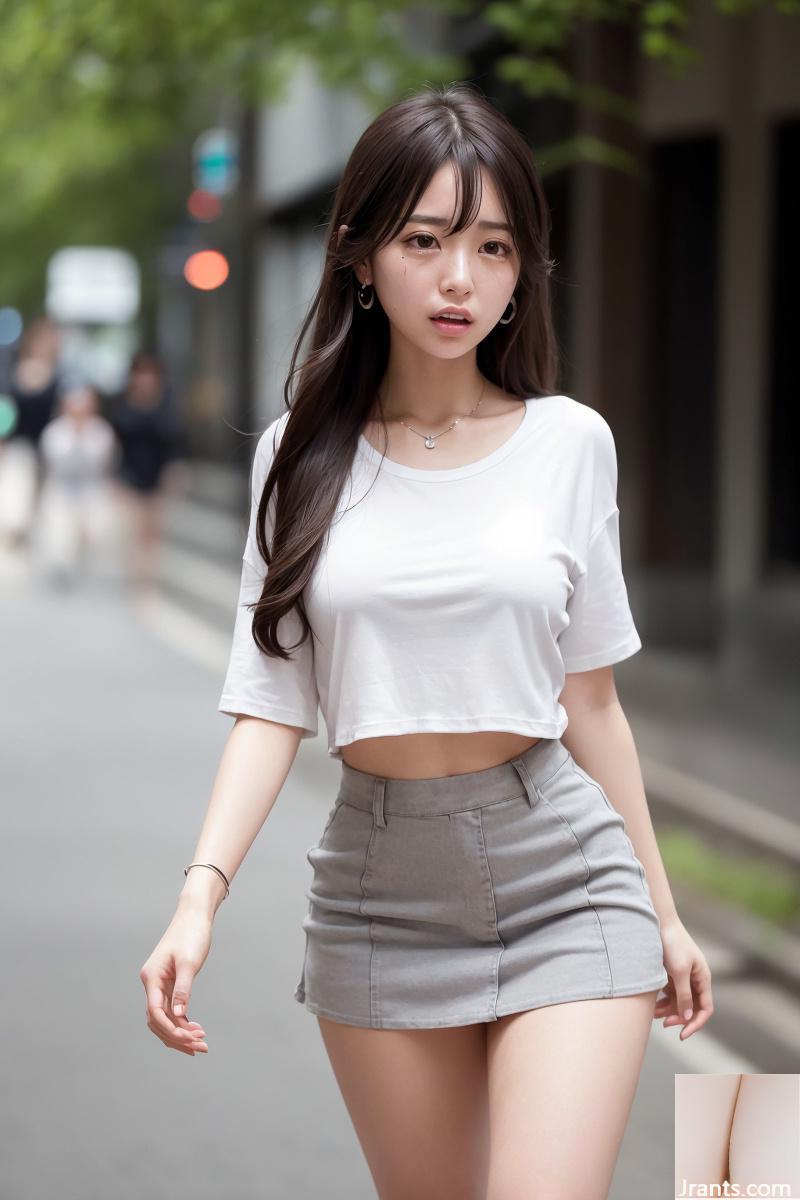AI가 만든 뷰티~울고 있는 소녀