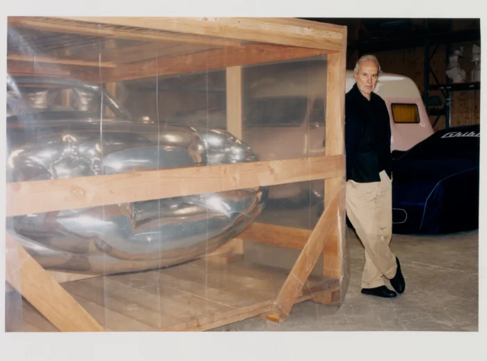 Erwin Wurm photographed by Stuart Nimo