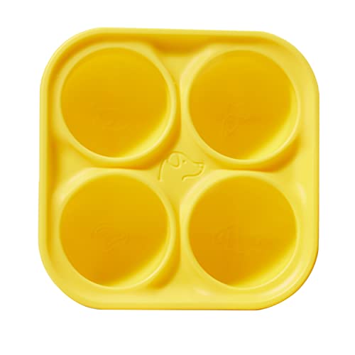 WOOF Pupsicle Treat Tray Mold, Large 25-75lbs, Silicone Molds for Dog Treats, Dishwasher Safe, Reusable Treat Tray, Freeze Refill Treats For The Pupsicle Toy