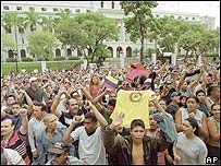 Manifestaci�n oficialista. (Foto: El Nacional)