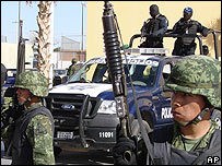 Efectivos del ej�rcito mexicano