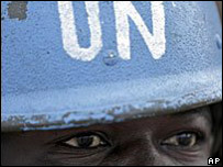 Soldado de las Naciones Unidas en Darfur 