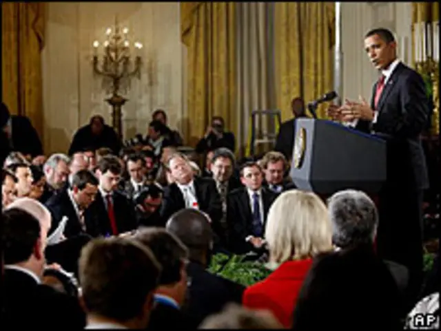 Obama durante rueda de prensa