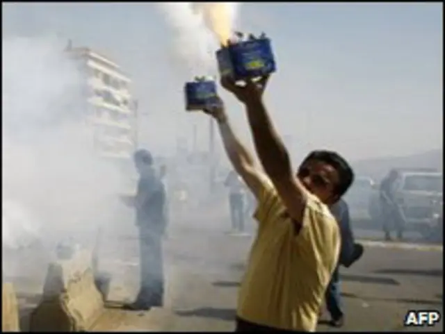 Demostraciones de júbilo en calles de Beirut