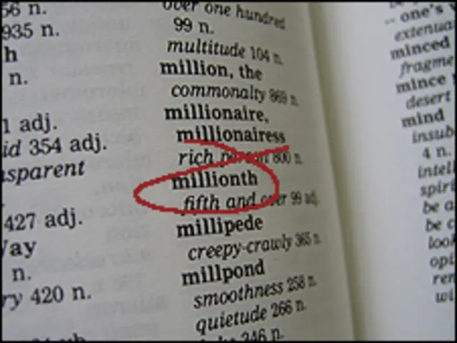 La millonésima palabra