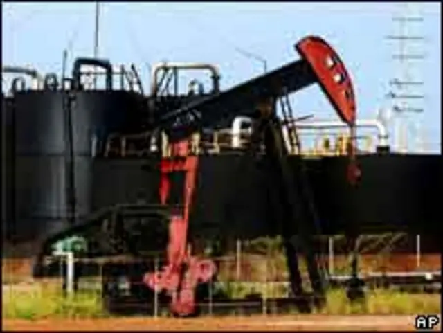 Pozo petrolero en Venezuela.
