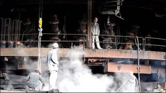 Một nhà máy sản xuất thép của Trung Quốc