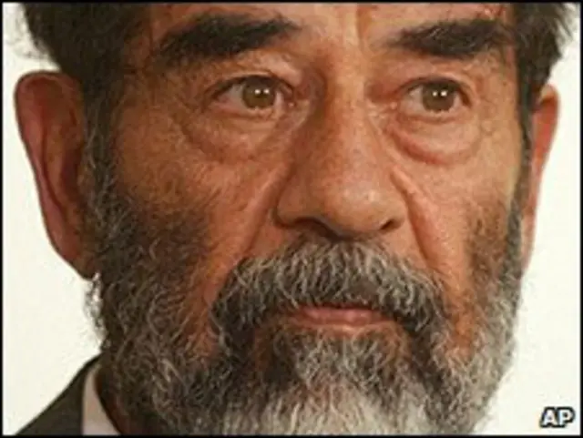 Saddam Hussein. Foto: AP