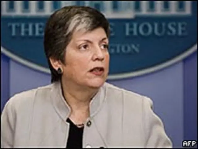 Janet Napolitano, Secretaria de Seguridad Interna de EE.UU.