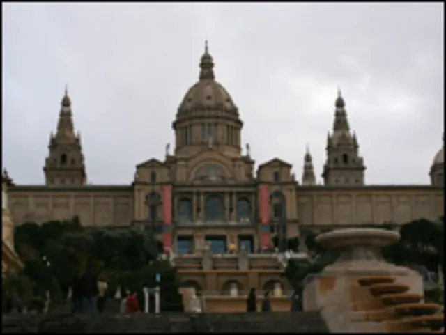 Cataluña en España. 